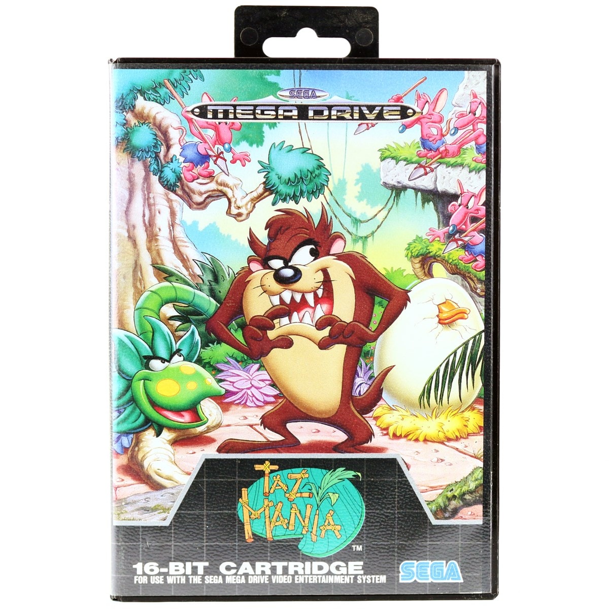 Jeu Taz-Mania Sur Sega Mega Drive – Bon état, Version NTSC-J (Japon) – Jeu De Plateforme