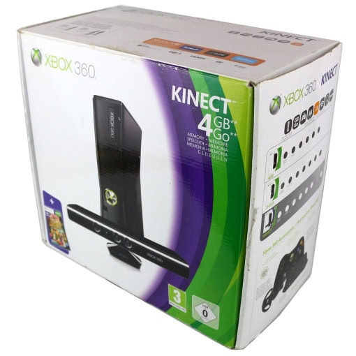 Xbox 360 S konsol + Kinect (4GB - Boxed) - Image 2