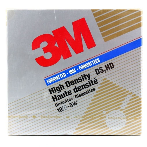3M DS/HD 5.25" Disketter (10 PK)