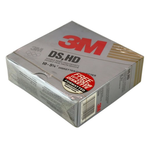 3M DS/HD 5.25" Disketter (11 PK) - Image 3