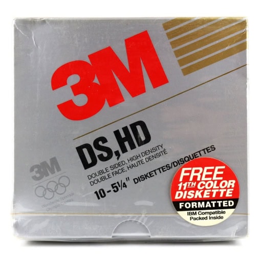 3M DS/HD 5.25" Disketter (11 PK)