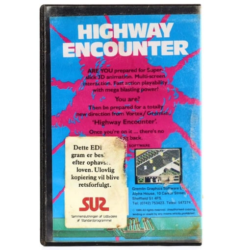 Highway Encounter (C64 Cassette) - Image 2