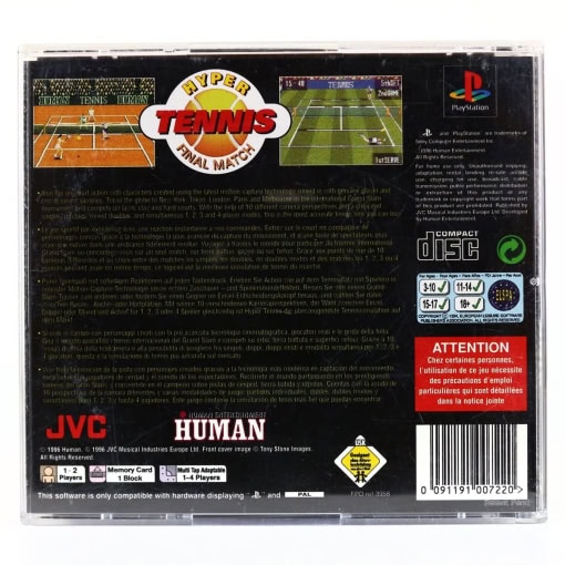 Hyper Tennis: Final Match (PS1) - Image 2