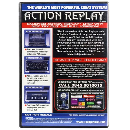 Play Cheats - Vol. 3 - Action Replay Lite (PS2) - Image 2
