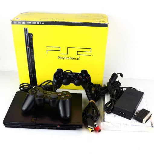 Playstation 2 Slimline (Boxed - SCPH-70004 - Kosmetiske fejl) - Image 3