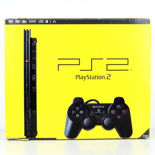 Playstation 2 Slimline (Boxed - SCPH-70004 - Kosmetiske fejl)