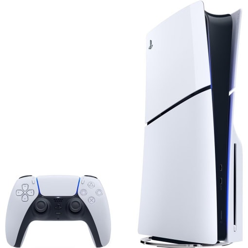 PlayStation 5 Slim konsol - Disk version - 1TB - Hvid - Image 2
