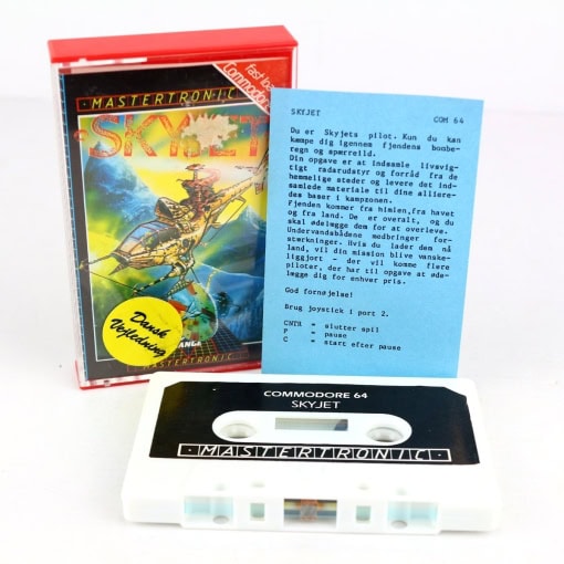 Skyjet (C64 Cassette) inkl. dansk vejledning - Image 2