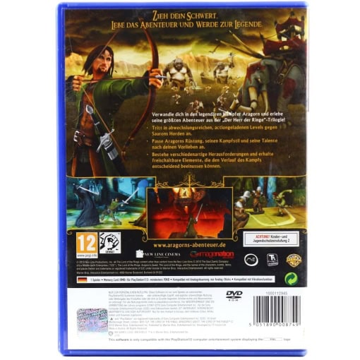 The Lord of the Rings: Aragorn's Quest (PS2 - Tysk cover) - Image 2