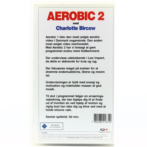 Aerobic 2 med Charlotte Bircow (VHS) - Image 2