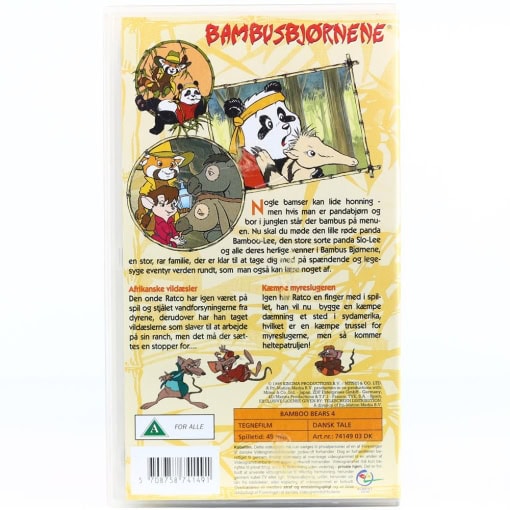 Bambusbjørnene 4 - Kæmpemyreslugeren (VHS) - Image 2