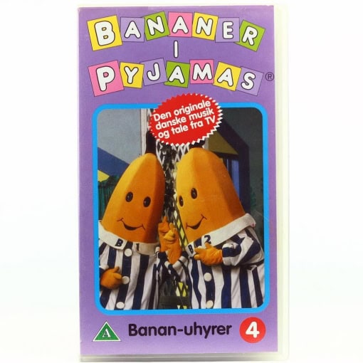 Bananer i Pyjamas 4 - Banan-uhyrer (VHS)