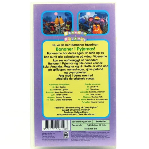 Bananer i Pyjamas 4 - Banan-uhyrer (VHS) - Image 2