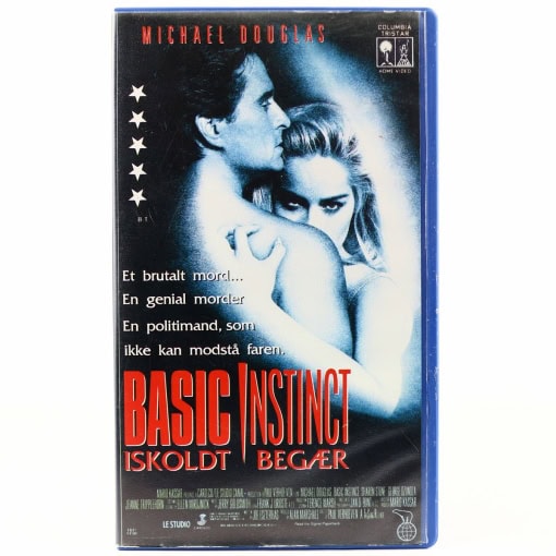 Basic Instinct - Iskoldt Begær (VHS)