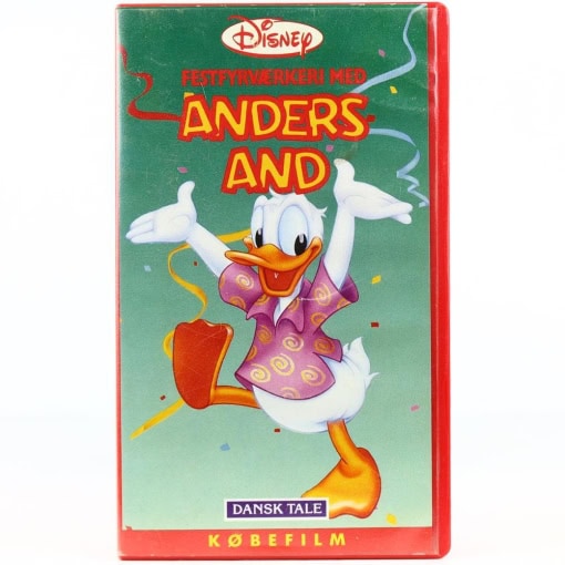Festfyrværkeri med Anders And - Disney - Egmont (VHS)