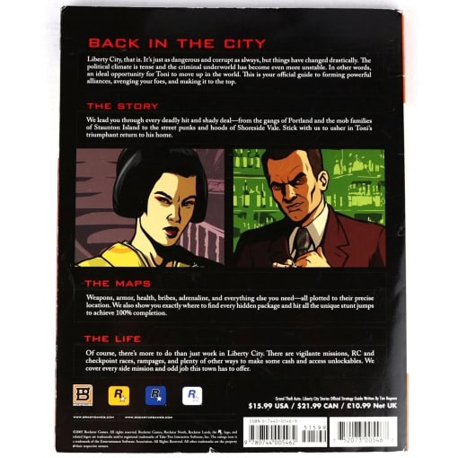 Grand Theft Auto Liberty City Stories - BradyGames Official Strategy Guide - Image 2
