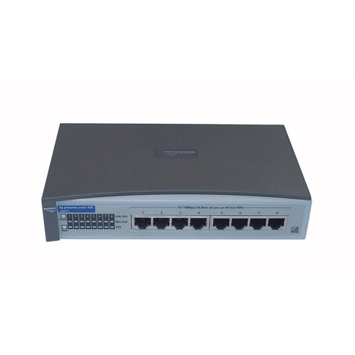 HP ProCurve Switch 408 (J4097B) 8-Port 100Mbits Ethernet Switch