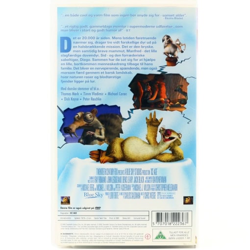 Ice Age (VHS - Dansk tale) - Image 2