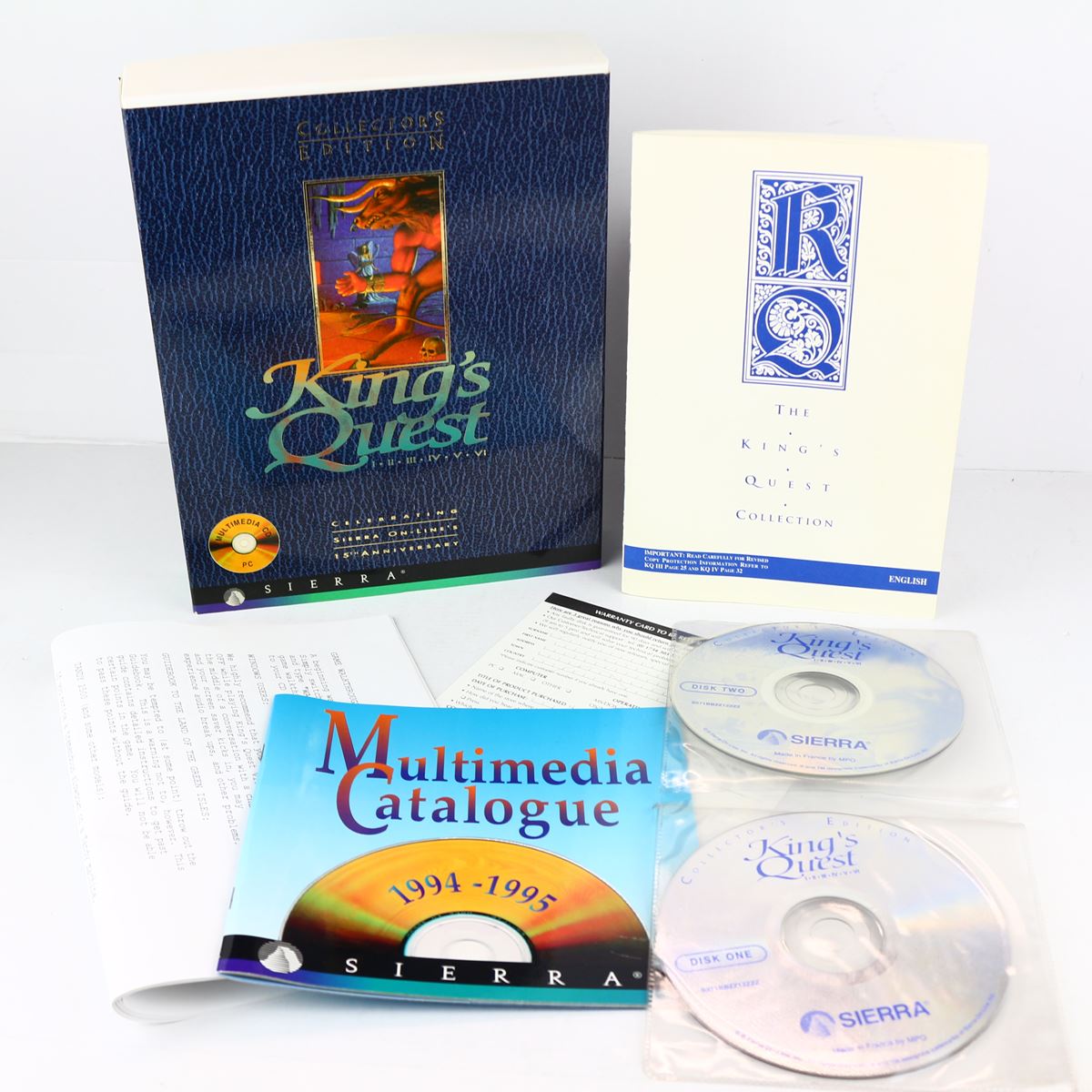King’s Quest Collection - Édition Collector (PC) - Big Box - Manuel Inclus - Version PAL - Jeu D'aventure Culte