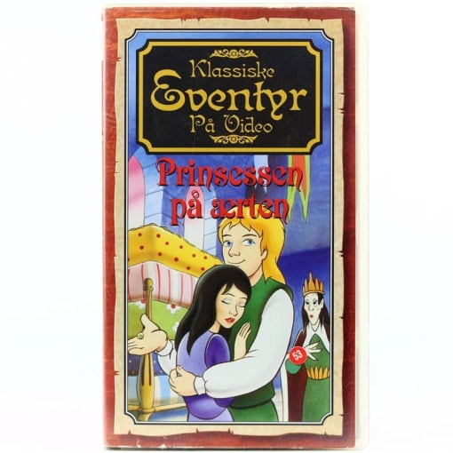 Klassiske Eventyr På Video - Prinsessen på ærten (VHS)