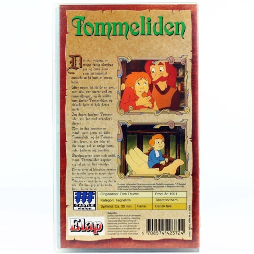 Klassiske Eventyr På Video - Tommeliden (VHS) - Image 2