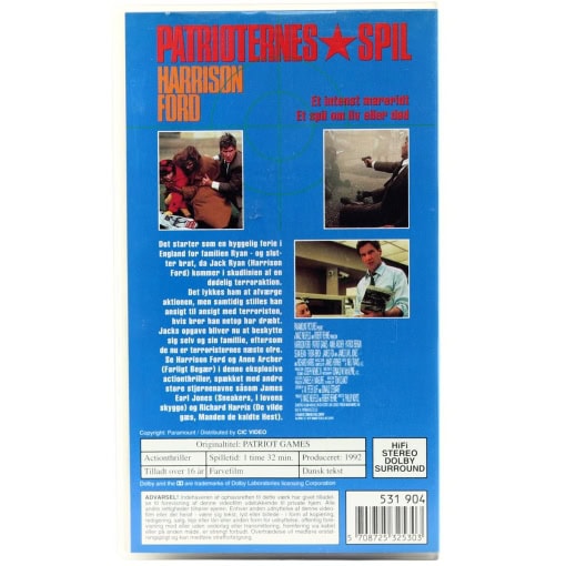 Patrioternes spil (VHS) - Image 2