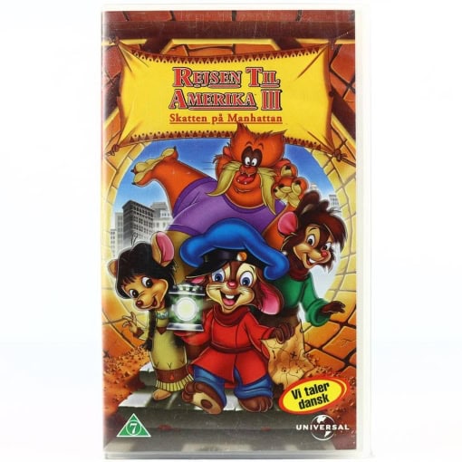 Rejsen til Amerika III - Skatten på Manhatten (VHS)