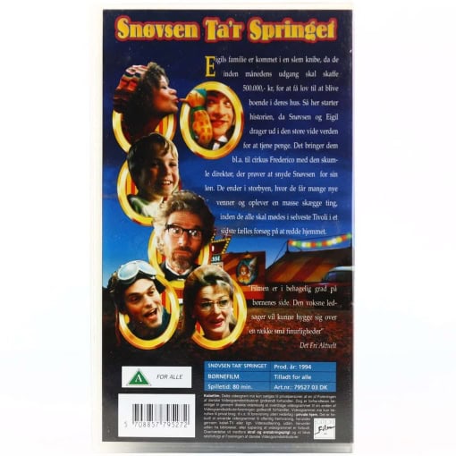 Snøvsen ta'r springet (VHS) - Billede 2