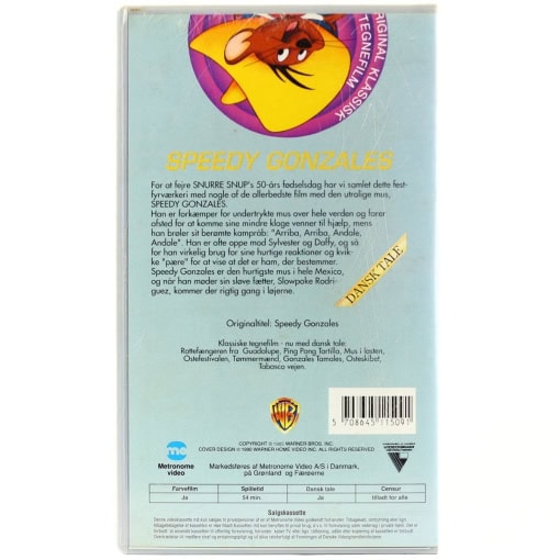Speedy Gonzales (VHS) - Image 2