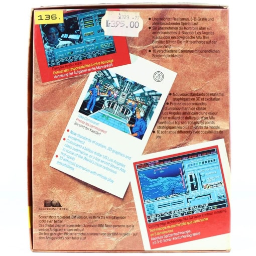 688 Attack Sub (Amiga, Small Box) - Image 2
