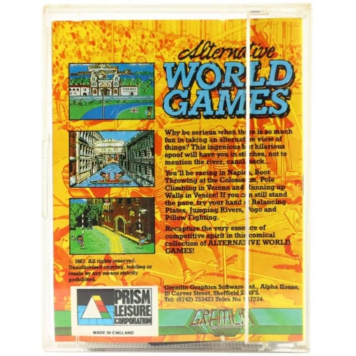 Alternative World Games (C64 Cassette) - Image 2