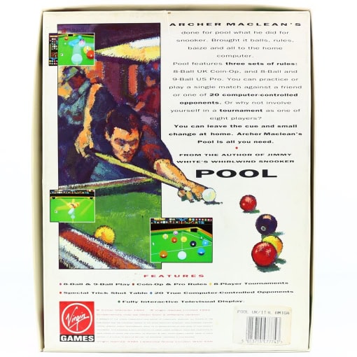 Archer Maclean's Pool (Amiga, Big Box) - Image 2