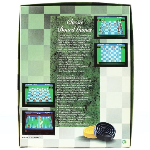 Classic Board Games (Amiga, Big Box) - Image 2