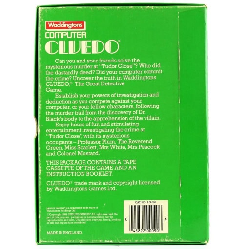 Cluedo (C64 Cassette) - Image 2