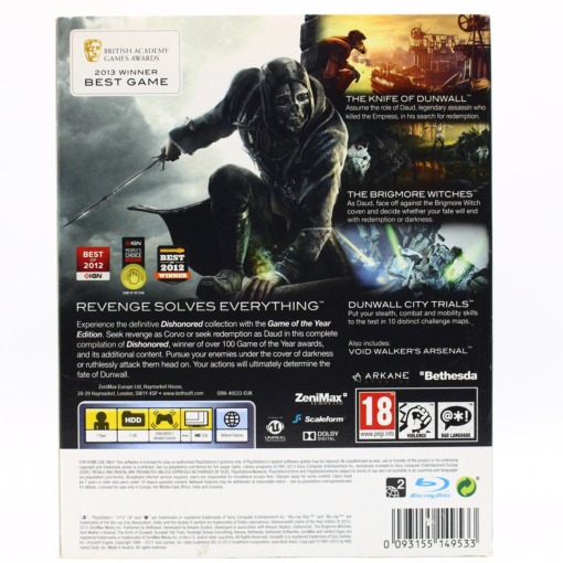 Dishonored - Game of the Year Edition (PS3) - Image 2