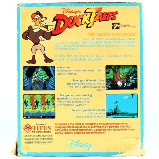 Disney's Duck Tales: The Quest for Gold (C64 Cartridge - Boxed) - Image 2