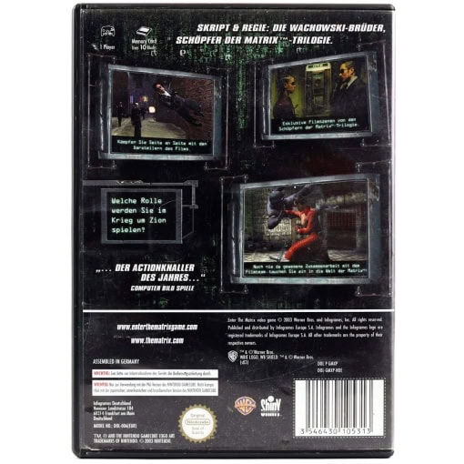 Enter the Matrix (Nintendo GameCube - Tysk cover) - Image 2