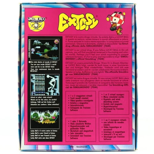 Extasy (Amiga, Big Box) - Image 2