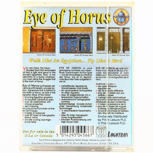 Eye of Horus (C64 Cassette) - Image 2