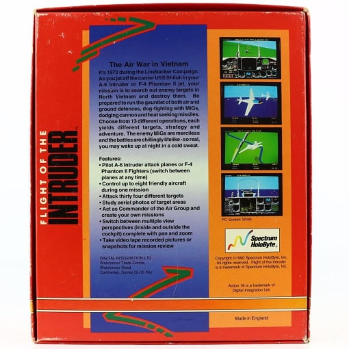 Flight of the Intruder (Amiga, Small Box) - Image 2