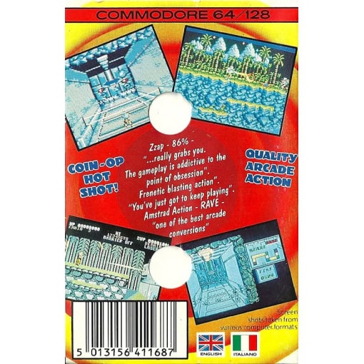 Gryzor (C64 Cassette - The Hit Squad) - Image 2