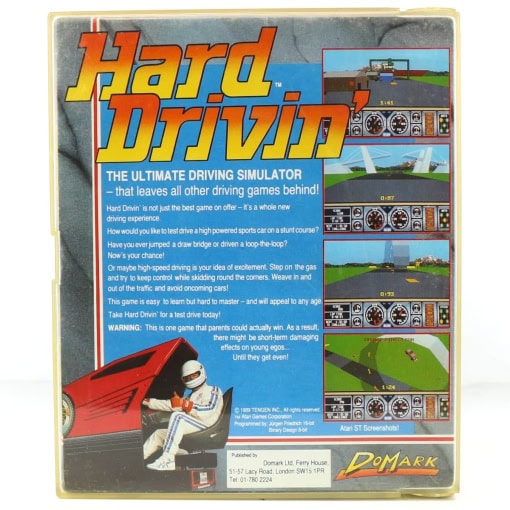 Hard Drivin’ (Amiga, Plast Box) - Image 2
