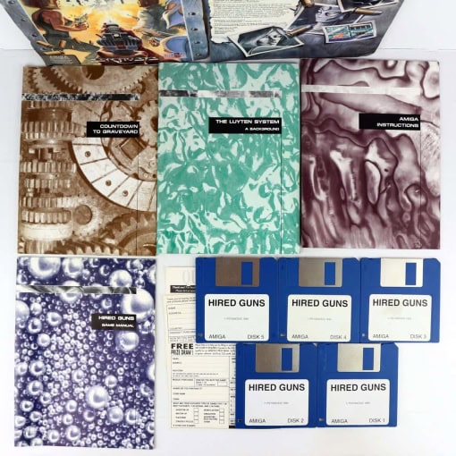 Hired Guns (Amiga - Løse disketter og manualer) - Image 2