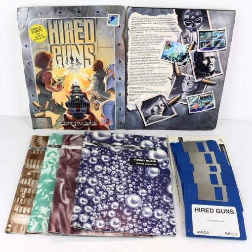 Hired Guns (Amiga - Løse disketter og manualer)