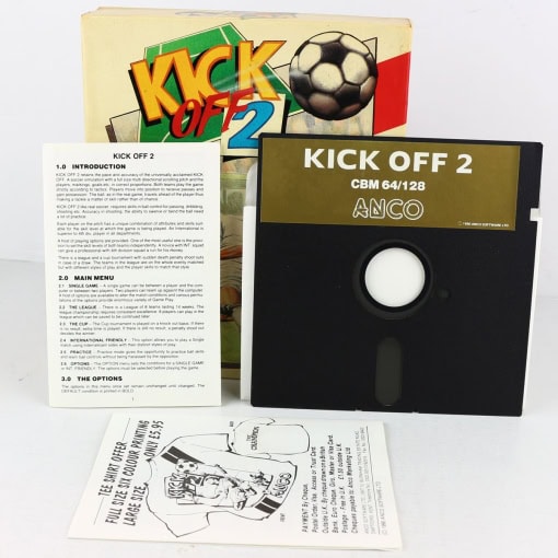 Kick Off 2 (Commodore 64, Disk) - Image 3
