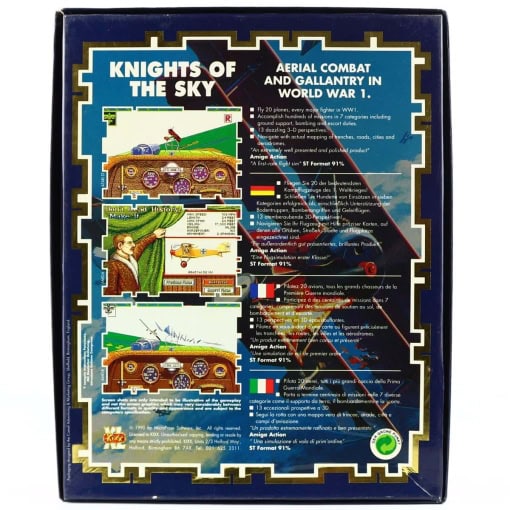 Knights of the Sky (Amiga, Big Box, Kixx) - Image 2
