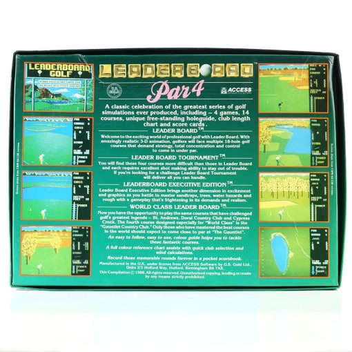 Leader Board Par 4 (Commodore 64, Disk) - Image 2