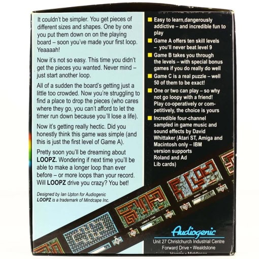 Loopz (Amiga, Small Box) - Image 2