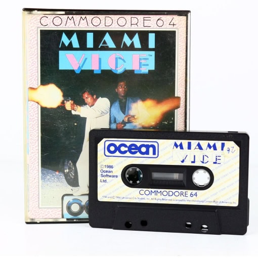 Miami Vice (C64 Cassette) - Image 3