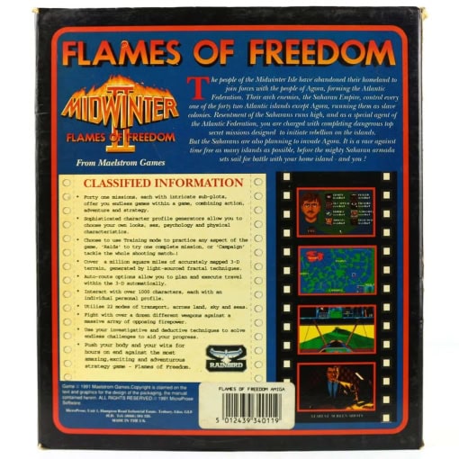 Midwinter II: Flames of Freedom (Amiga, Big Box) - Image 2